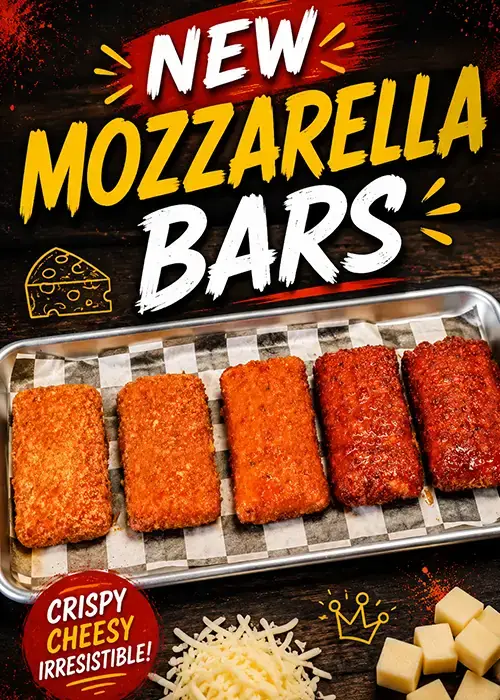 Mozzarella bars at Fry N' Wings